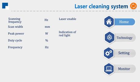 handheld welding machines cleaning mode